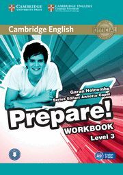 CAMBRIDGE ENGLISH PREPARE! LEVEL 3 WORKBOOK WITH AUDIO