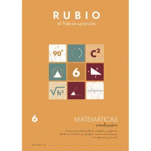 CUADERNO RUBIO MATEMATICAS EVOL.6 UNI