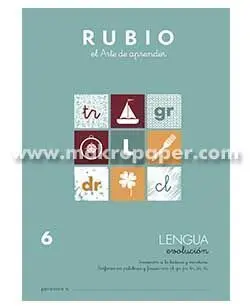 CUADERNO RUBIO LENGUA EVOLUCION 6/UNI