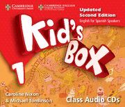 KID'S BOX LEVEL 1 CLASS AUDIO CDS (4) UPDATED ENGLISH FOR SPANISH SPEAKERS 2ND E