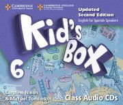 KID'S BOX LEVEL 6 CLASS AUDIO CDS (4) UPDATED ENGLISH FOR SPANISH SPEAKERS 2ND E