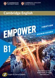 CAMBRIDGE ENGLISH EMPOWER FOR SPANISH SPEAKERS B1 STUDENT'S BOOK WITH ONLINE ASS