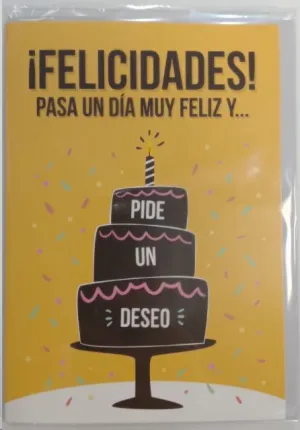 TARJETA FELICITACIÓN SURTIDA