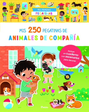 250 PEGATINAS ANIMALES COMPAÑIA.